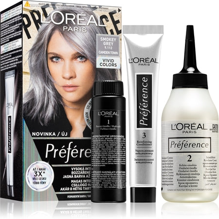 L'Oréal Paris Préférence Vivids Smokey Grey 9.112 Vivids