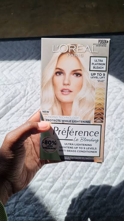 Loreal Hair Color Preference - Bleach Ultra Platinum
