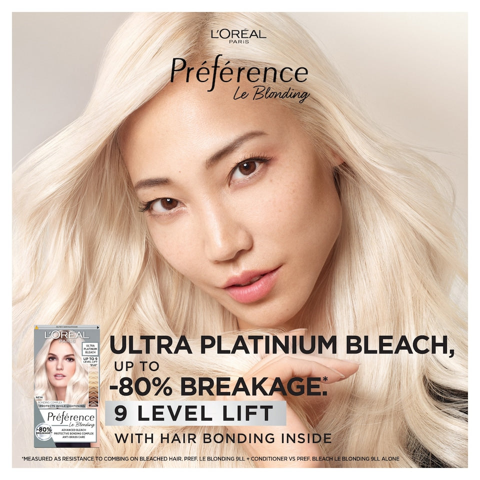 Loreal Hair Color Preference - Bleach Ultra Platinum