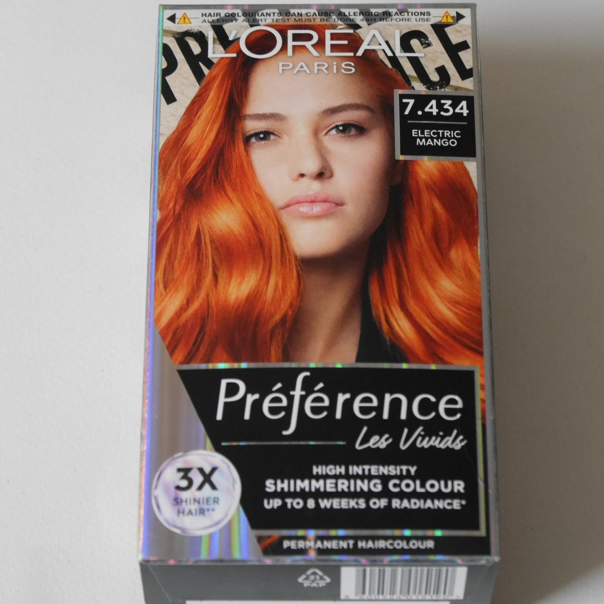 L'Oreal Preference Les Vivids High Intensity Shimmering Colour - 7.434 Electric Mango
