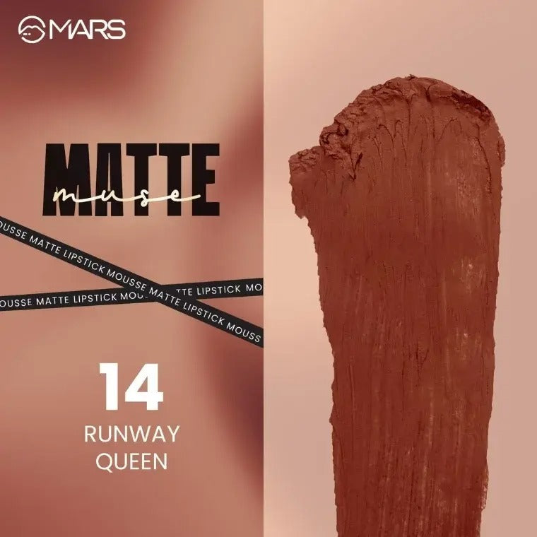 MARS Matte Muse Mousse Lipstick #14 Runway Queen (3ml)