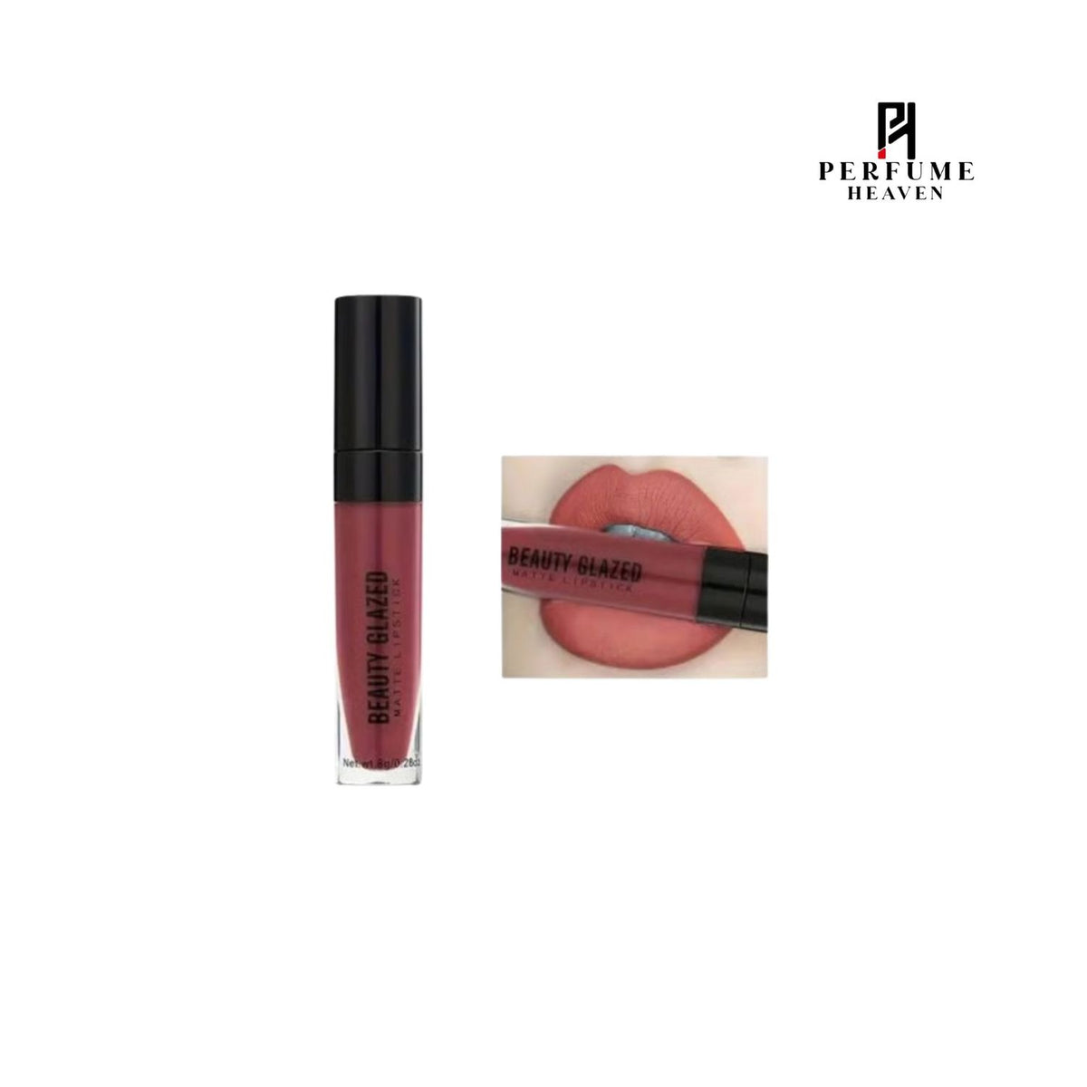 Beauty Glazed Matte Lipstick 8g - 111 PLUM ROSE