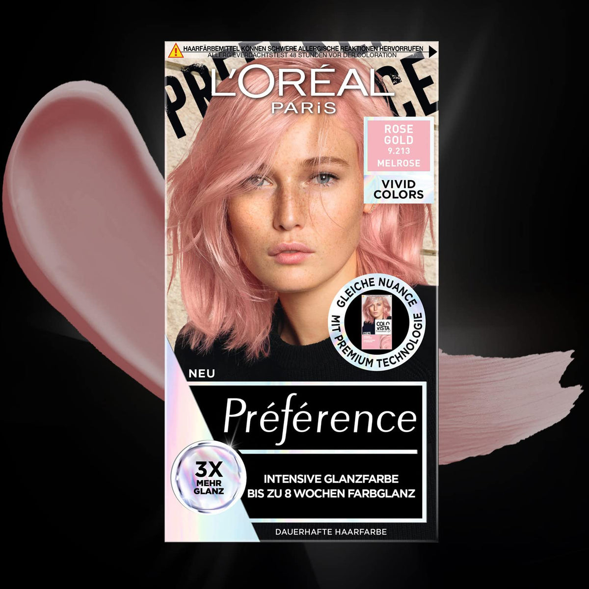 Loreal Hair Color Preference - 9.213 Rose Gold