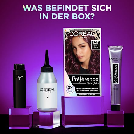 L'Oreal Preference Les Vivids High Intensity Shimmering Colour - 4.261 Dark Purple