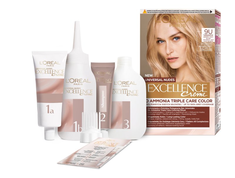 L'Oreal Excellence No Ammonia Triple Care Colour - 9U Universal Very Light Blonde