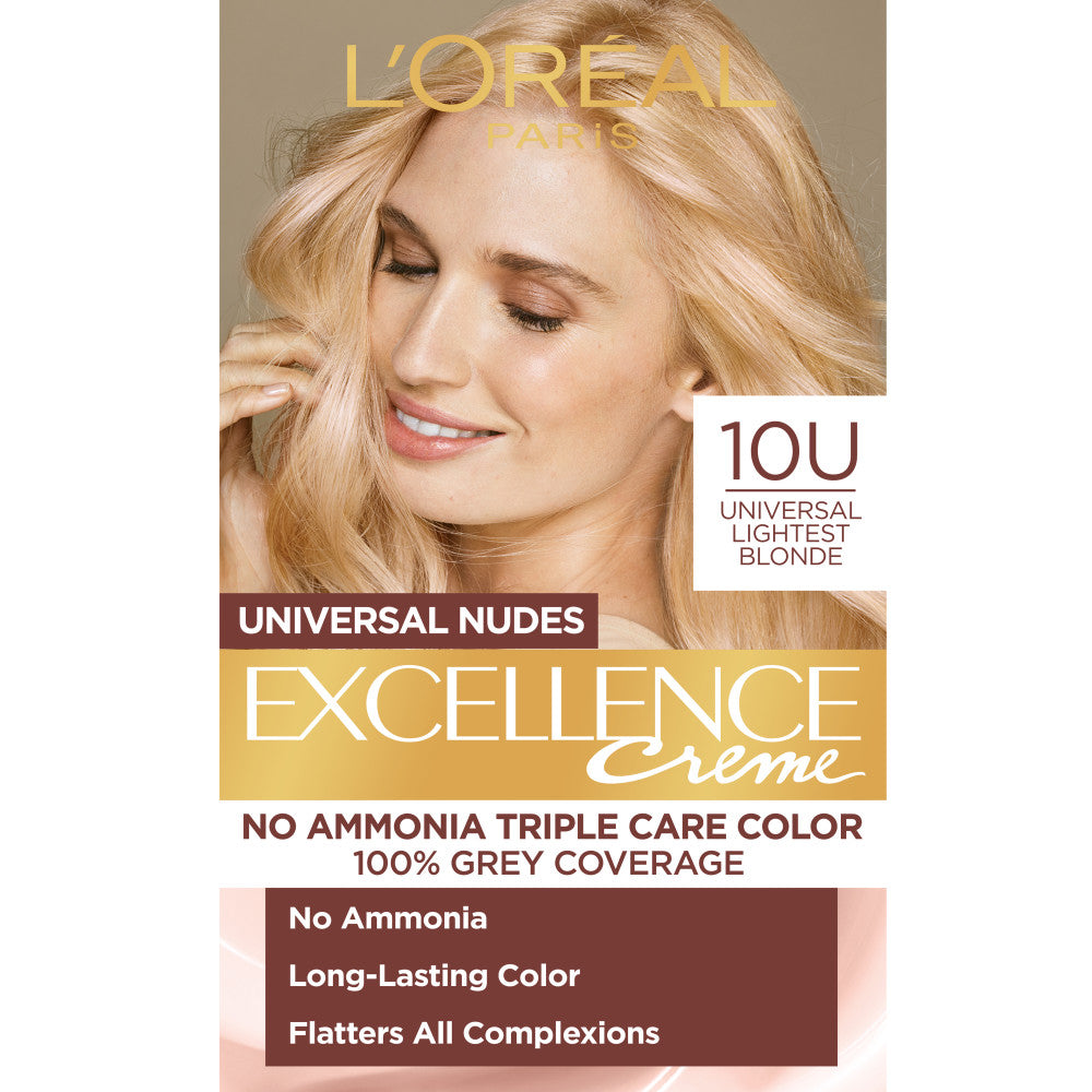 L'Oreal Excellence No Ammonia Triple Care Colour - 10U Universal Lightest Blonde