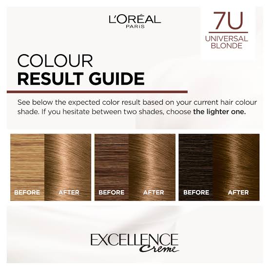 L'Oreal Excellence No Ammonia Triple Care Colour - 7U Universal Blonde