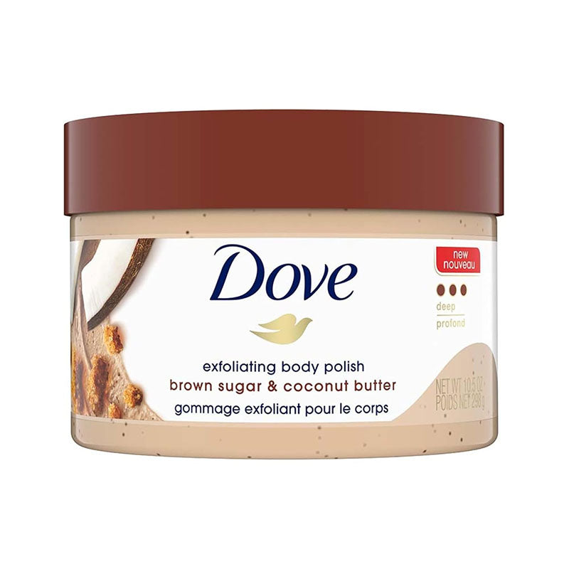 DOVE Exfoliating Body Polish Brown Sugar & Coconut Butter – 298gm