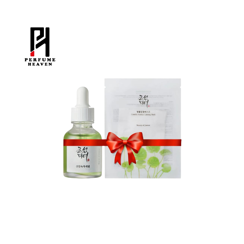 Sensitive Skin Care [Beauty Of Joseon Calming Serum Green Tea + Panthenol (30ml)+Beauty Of Joseon Centella Asiatica Calming Mask (25ml)]