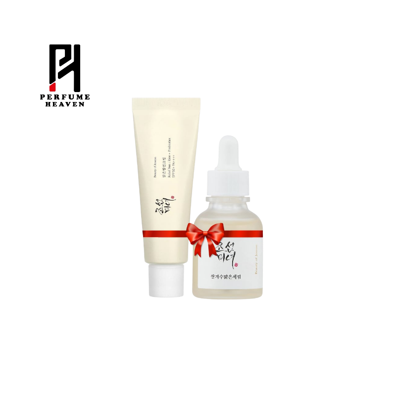 Daily Dose Of Glow [Beauty of Joseon Sunscreen Relief Sun (Rice +Probiotics) Spf 50+ PA++++ (50ml)+Beauty of Joseon Glow Deep Serum Rice + Alpha Arbutin (30ml)]