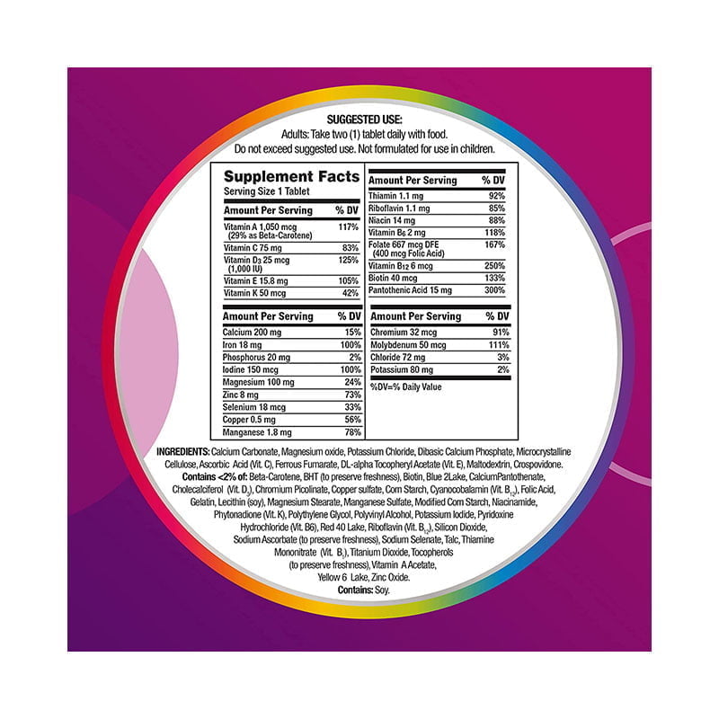 Centrum Multivitamin for Women, Multivitamin/Multimineral Supplement