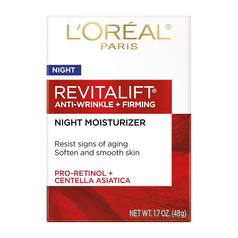 L’Oreal Paris RevitaLift Anti-Wrinkle + Firming Night Moisturizer – 48gm