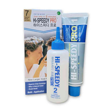 Hi-Speedy Pro 7 Natural Black Hair Color Cream-120gm