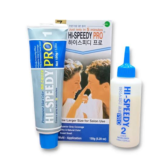 Hi-Speedy Pro 7 Natural Black Hair Color Cream-150gm