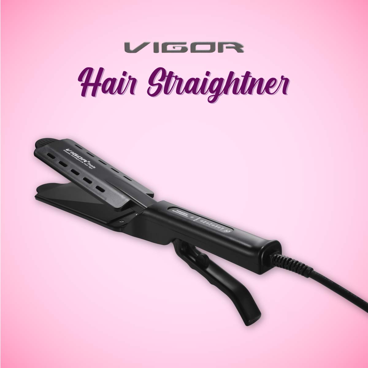 VIGOR V-908 Fast Hair Straightener Professional Hair Iron, Heavy Duty