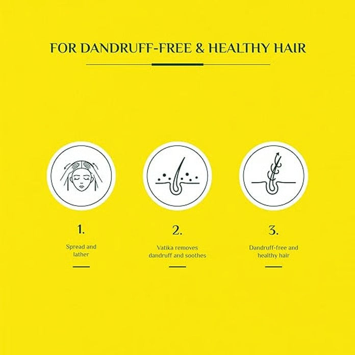 Dabur Vatika Naturals Lemon & Yoghurt Dandruff Guard Shampoo 1000ml