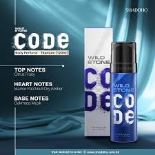 Wild Stone Code Fine Fragrance 120ml - Titanium