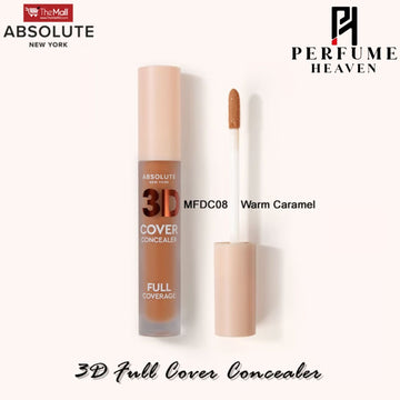 Absolute New York 3D Full Cover Concealer 5.5ml - MFDC08 Warm Caramel