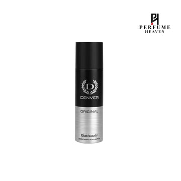 Denver Black Code Deodorant Body Spray 150ml - Original
