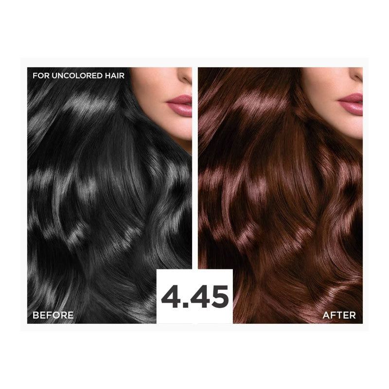 L’Oreal Paris Excellence Creme Permanent Hair Color Mahogany Copper 4.45