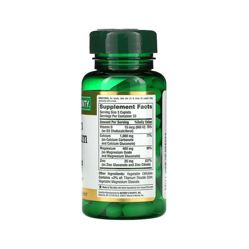 Nature’s Bounty Calcium Magnesium Zinc with Vitamin D3