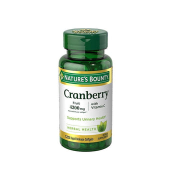Nature’s Bounty Cranberry Herbal Health Supplement 4200mg with Vitamin C