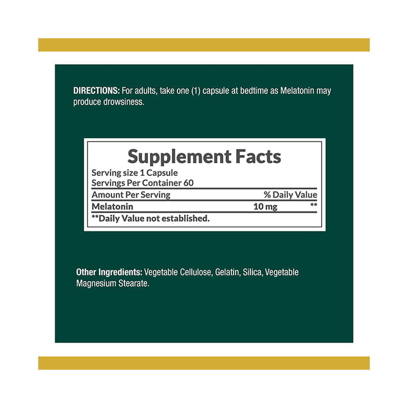 Nature’s Bounty Melatonin 10mg