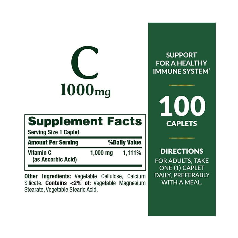 Nature’s Bounty Pure Vitamin C 1000mg