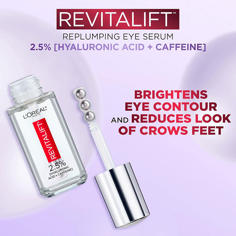 L’Oreal Paris Revitalift Derm Intensives Hyaluronic Acid + Caffeine Eye Serum – 20ml
