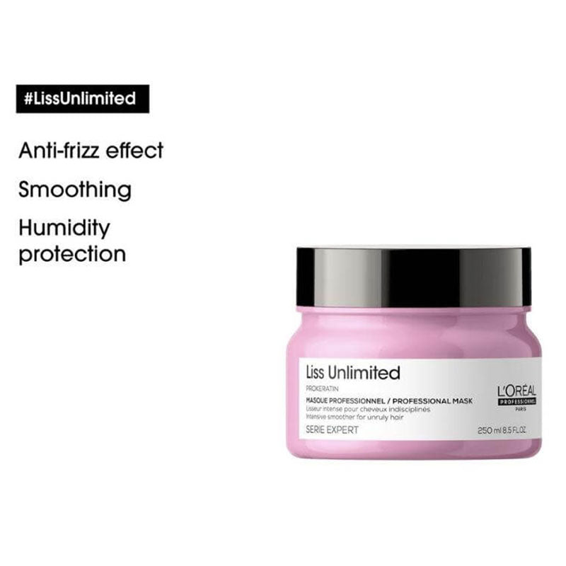 L’Oréal Professionnel Liss Unlimited Hair Mask with ProKeratin – 250ml