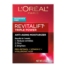 L’Oreal Revitallift Triple Power Anti-Aging Moisturizer – 48gm