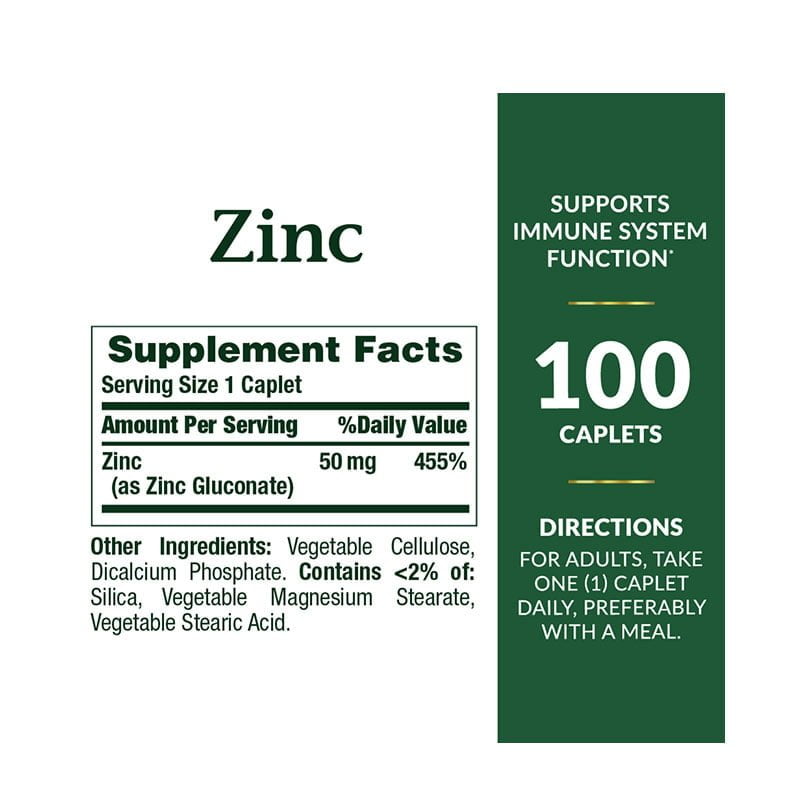 Nature’s Bounty Zinc 50mg
