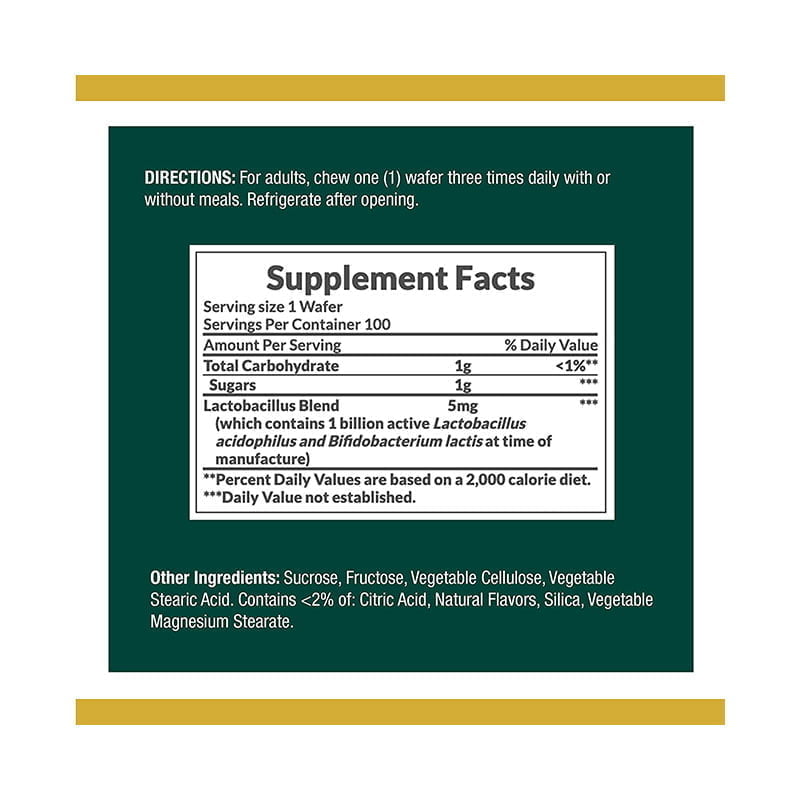 Nature’s Bounty Acidophilus Probiotic