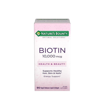 Nature’s Bounty Biotin 10000 mcg, Hair Skin and Nails