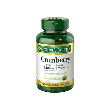 Nature’s Bounty Cranberry Herbal Health Supplement 4200mg with Vitamin C