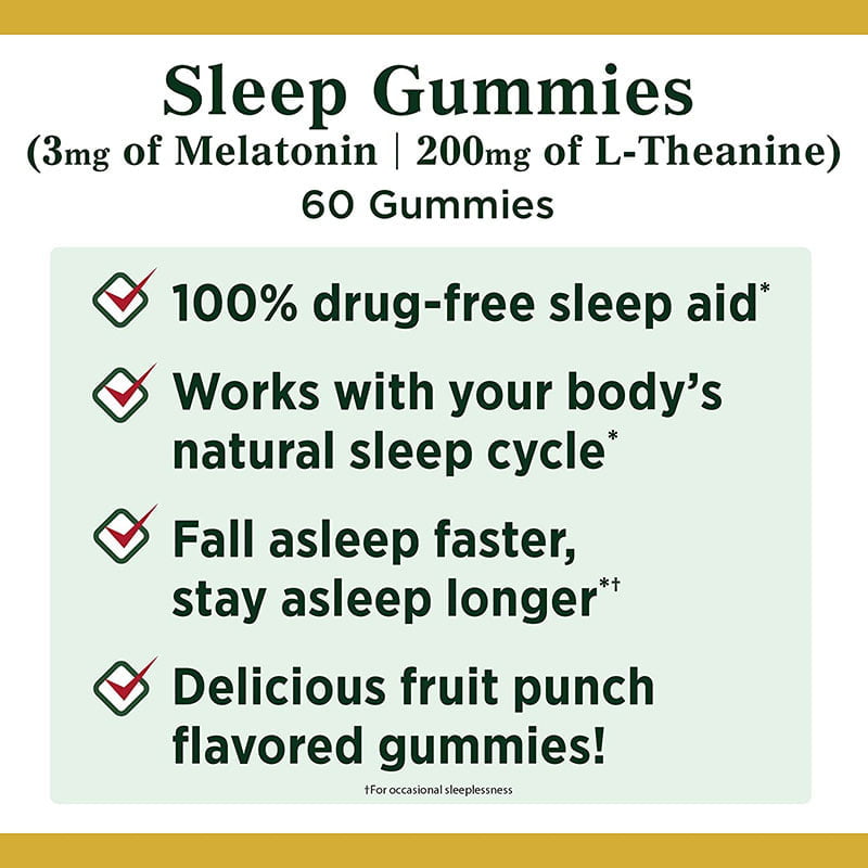 Nature’s bounty sleep gummies