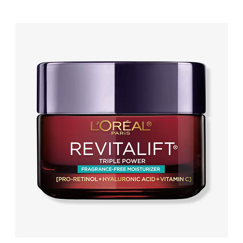 L’Oréal Revitalift Triple Power Anti-Aging Moisturizer Fragrance Free – 48gm