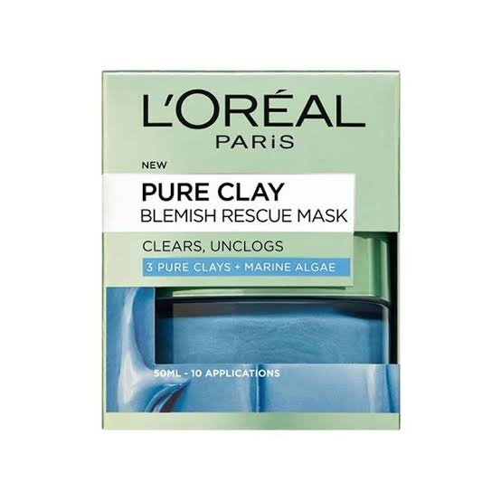 L’Oreal Pure Clay Blemish Rescue Mask – 50ml