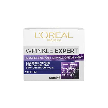 L’Oreal Wrinkle Expert 55+ Calcium Night Cream – 50ml