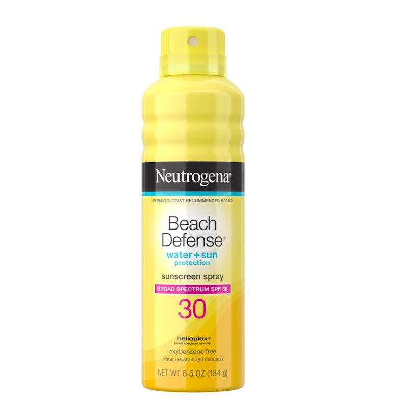 Neutrogena Beach Defense Water + Sun Protection Sunscreen Spray Broad Spectrum SPF 30 – 184g