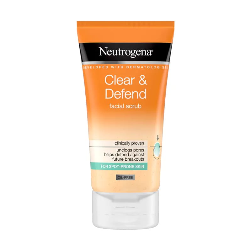 Neutrogena Clear & Defend Facial Scrub – 150ml