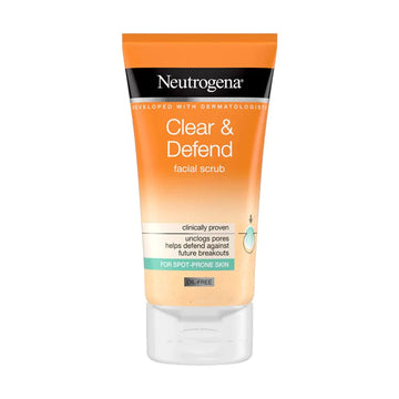Neutrogena Clear & Defend Facial Scrub – 150ml