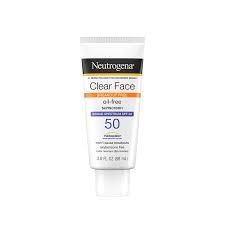 Neutrogena Clear Face Liquid Sunscreen Lotion SPF 50 – 88ml