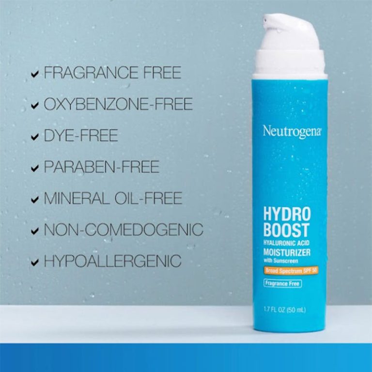 Neutrogena Hydro Boost Hyaluronic Acid Moisturizer SPF 50 – 50ml