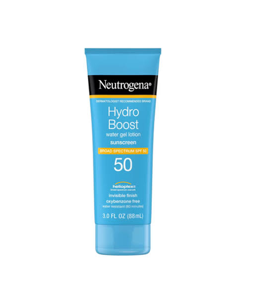 Neutrogena Hydro Boost Water Gel Lotion Sunscreen spf 50 – 88ml