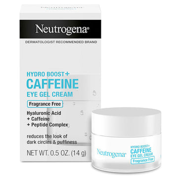 Neutrogena Hydro Boost+ Caffeine Eye Gel Cream, Fragrance Free (14gm)