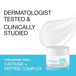 Neutrogena Hydro Boost+ Caffeine Eye Gel Cream, Fragrance Free (14gm)