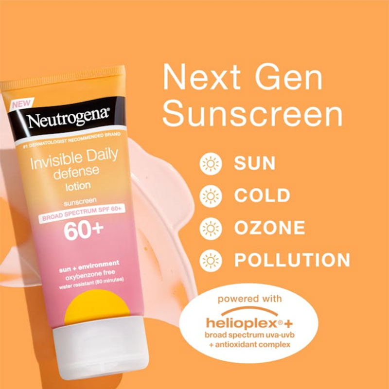 NEUTROGENA Invisible Daily Defense Sunscreen Lotion Spf 60+ (88ml)