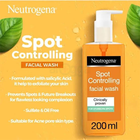 Neutrogena Spot Controlling Facial Wash – 200ml
