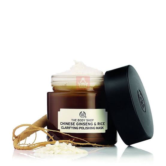 The Body Shop Chinese Ginseng & Rice Clarifying Polishing Mask – 75ml